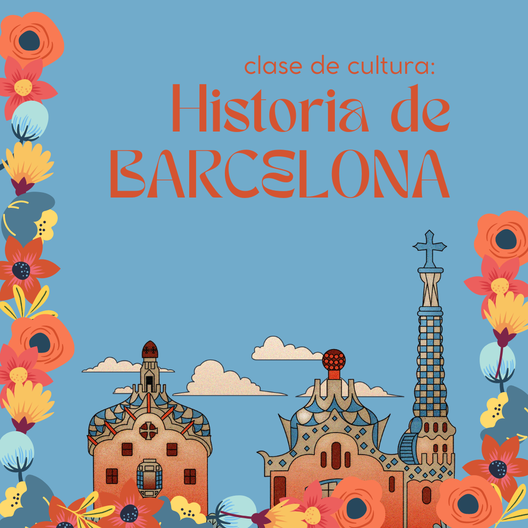 Cartel de la Clase de cultura: historia de Barcelona