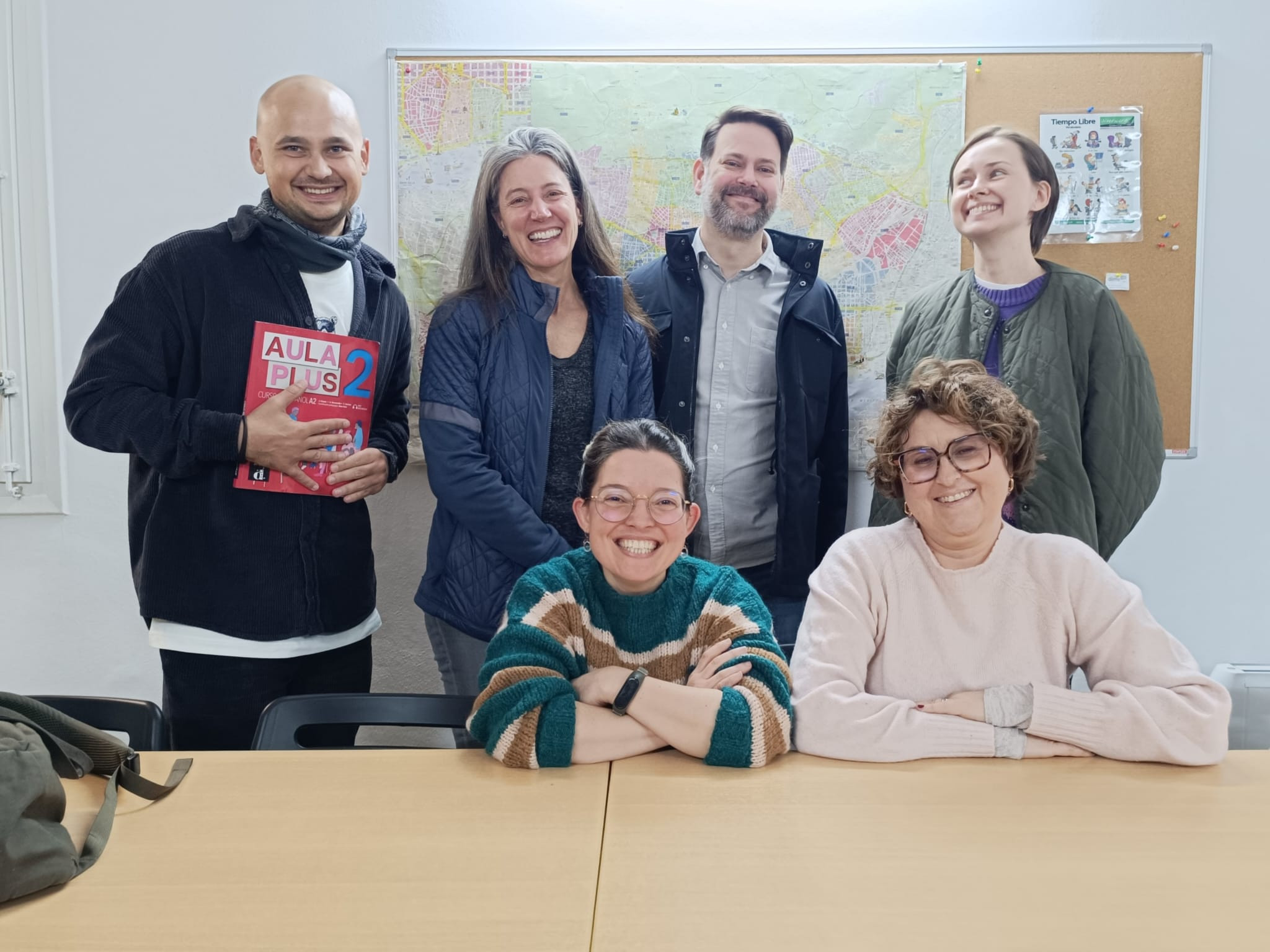 Alumnos del curso extensivo de nivel A2 plus en DIME