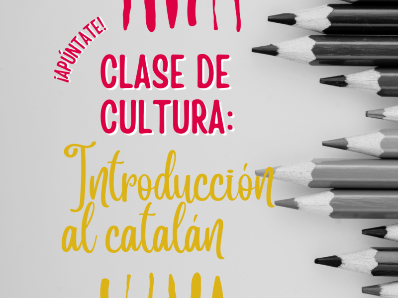 clase de cultura introducción al catalán