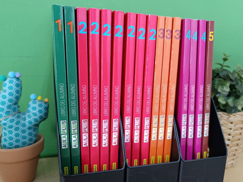 Libros del curso intensivo de español de nivel A1  de julio 2025