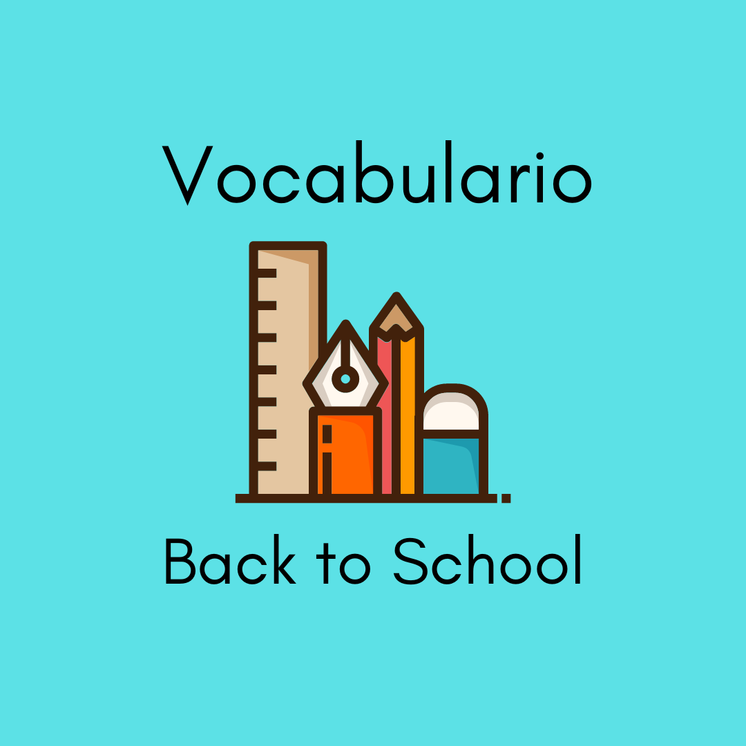 Vocabulario Back to School 