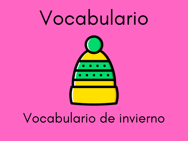 Vocabulario de invierno en español