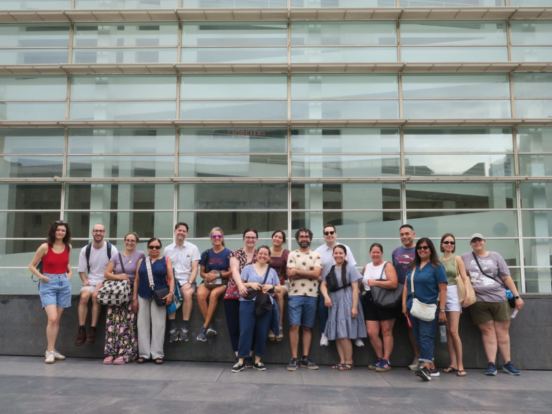 Excursión Raval de los alumnos del curso intensivo de español