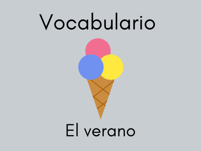 Vocabulario: El verano