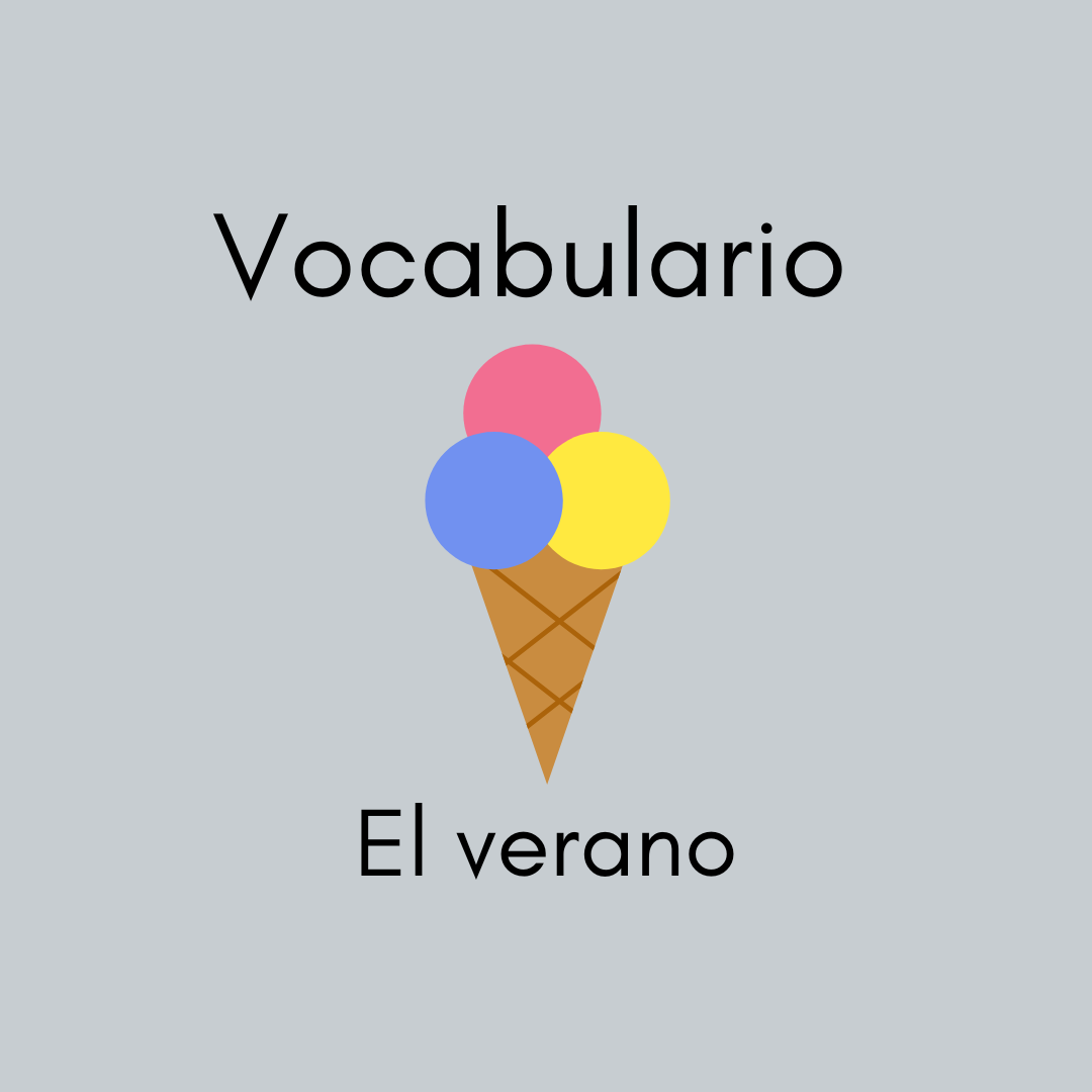 Vocabulario: El verano 