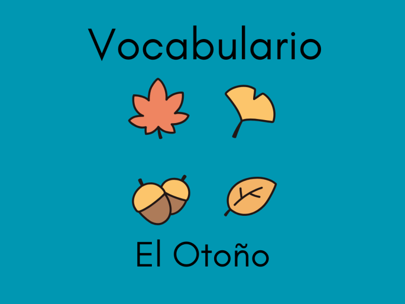 Vocabulario de Otoño en español